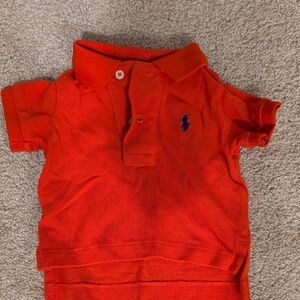 Ralph Lauren Kids Bright Orange Polo Shirt